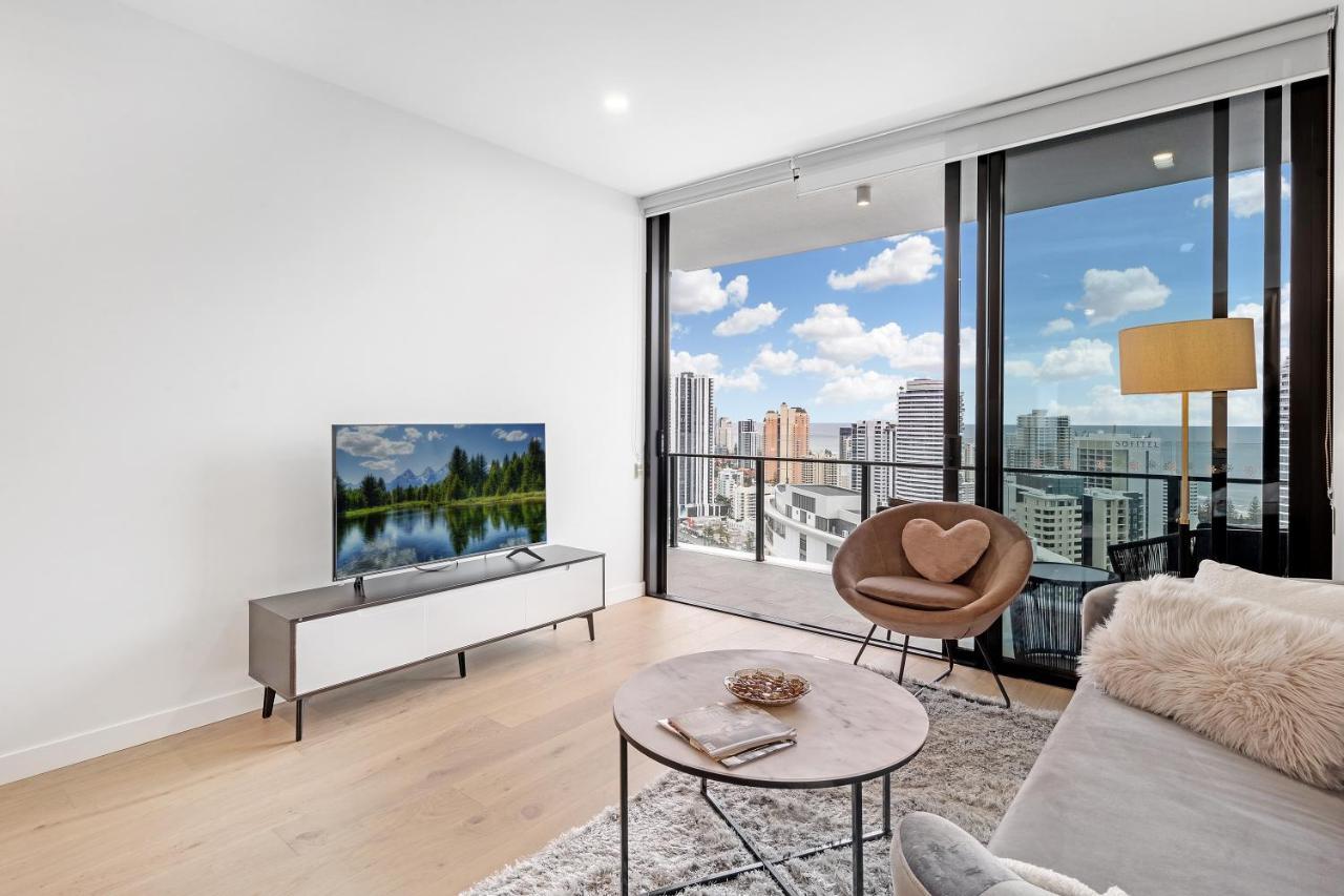 Lamour Ocean View Apartment I In Casino Broadbeach - Free Parking-195Cm โกลด์โคสต์ ภายนอก รูปภาพ