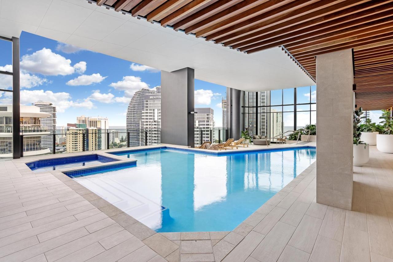 Lamour Ocean View Apartment I In Casino Broadbeach - Free Parking-195Cm โกลด์โคสต์ ภายนอก รูปภาพ